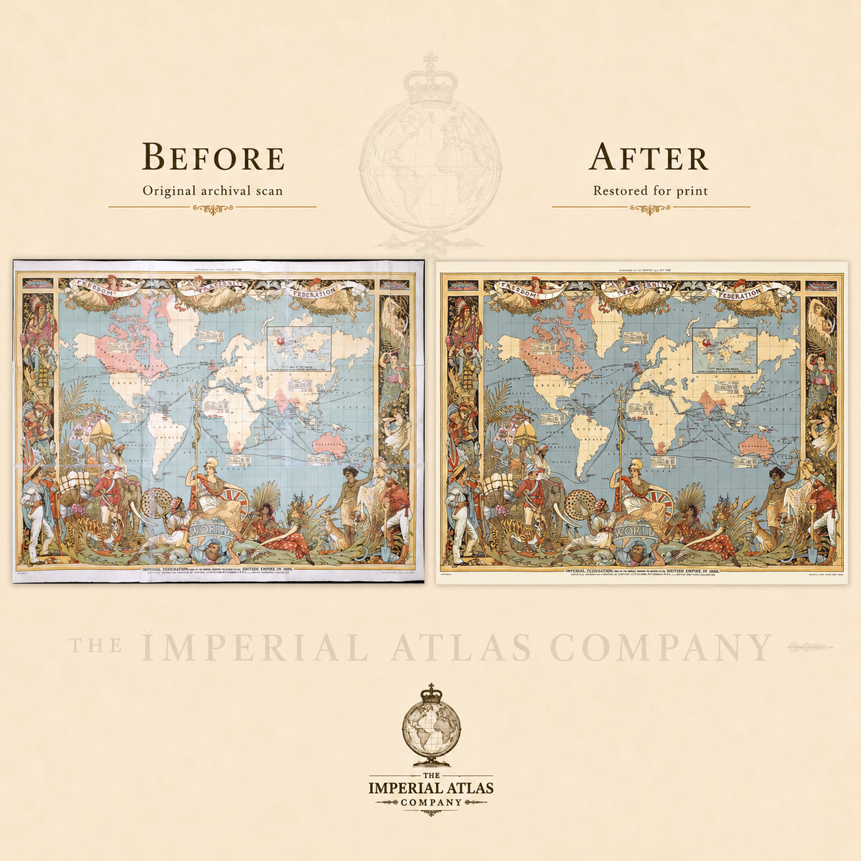 Imperial Federation Map (1886)